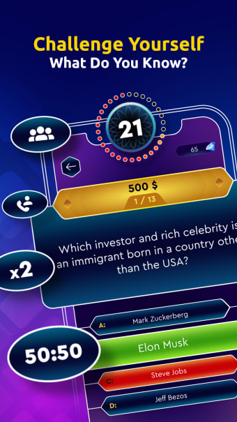 Get Millionaire: Free Quiz Trivia Questions Game