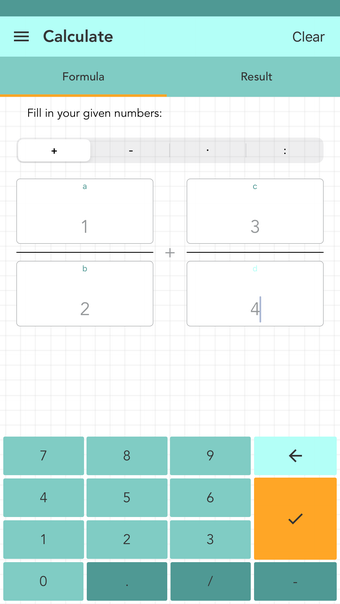 Simple Fraction Calculator