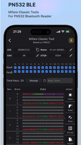 MTools BLE RFID Reader