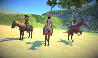 Wild West Cowboy Horse Riding
