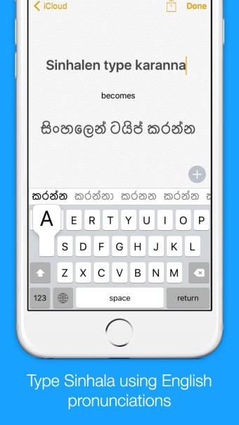 Sinhala Transliteration Keyboard by KeyNounce