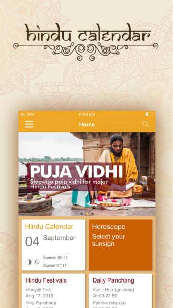 Hindu Calendar.
