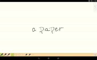Handwriting memo "a Paper"