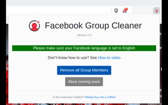 Facebook Group Cleaner