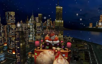 Santa and the City 3D Christmas Screen Saver