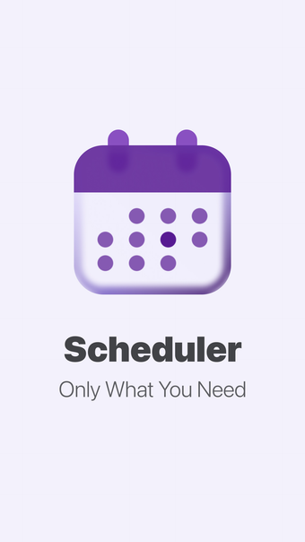 Scheduler - Calendar Widget