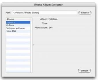 iPhoto Album Extractor