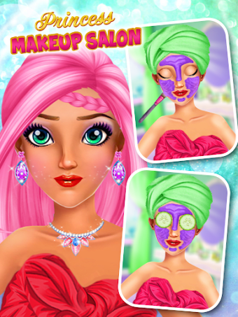 Pink Princess Makeup salon games for girls