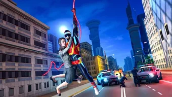 Spider rope hero web man games