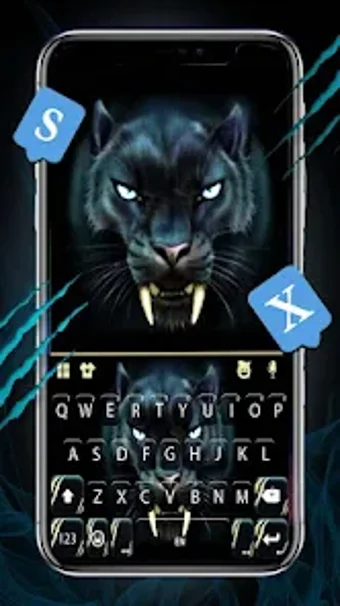 Scary Black Panther Keyboard T