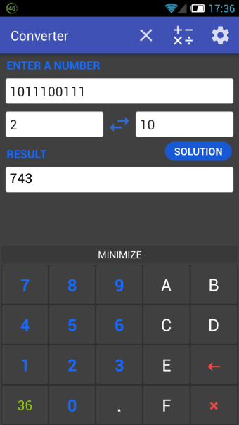 Numeral system converter