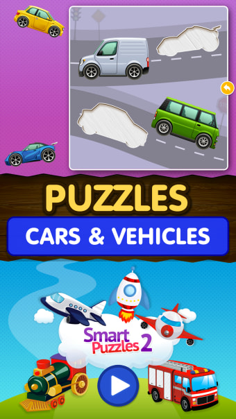 Kids Car Games: Boys puzzle 2