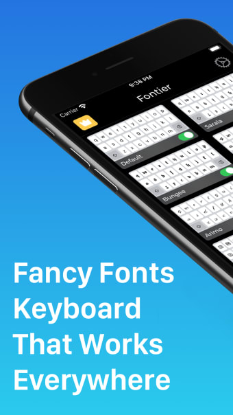 Fontier  Fonts Keyboard