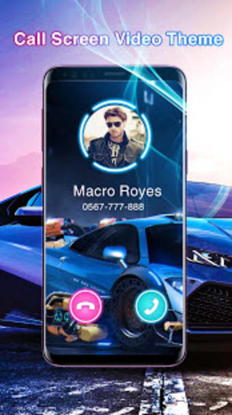 Incoming call theme Led - Color phone