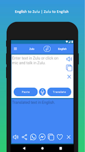English to Zulu Translator App