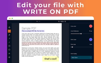 Write on PDF