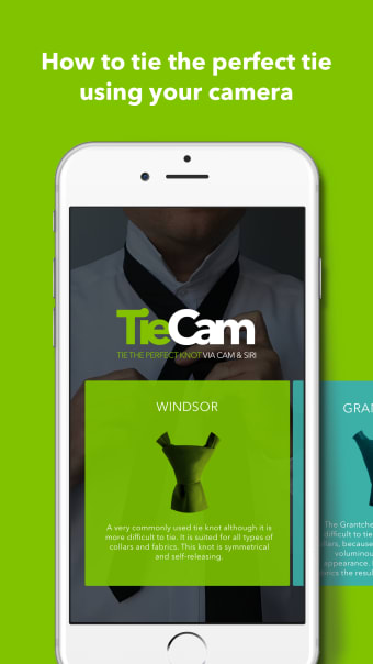 TieCam - the perfect tie knot