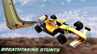 Mega Ramp Stunts - Impossible Car Racing Tracks 3D