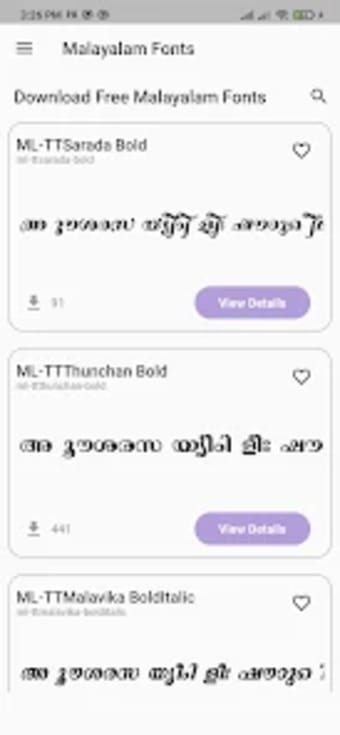 Malayalam Fonts
