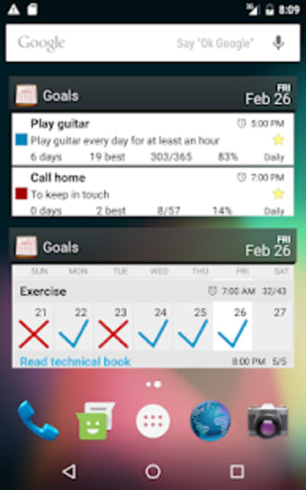 Goal Tracker  Habit List  Workout Calendar Free