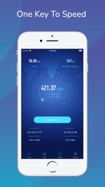 Network Speed Test  -  5G WIFI