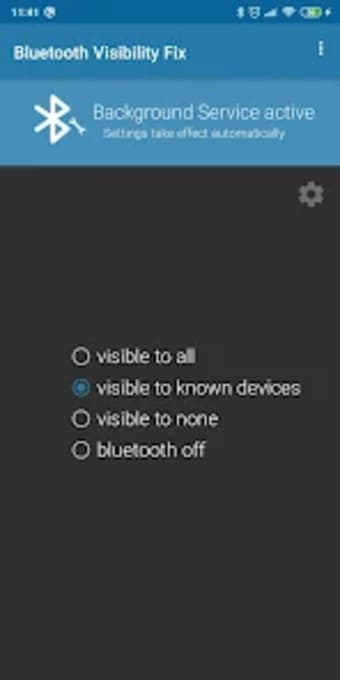 Bluetooth Visibility Fix