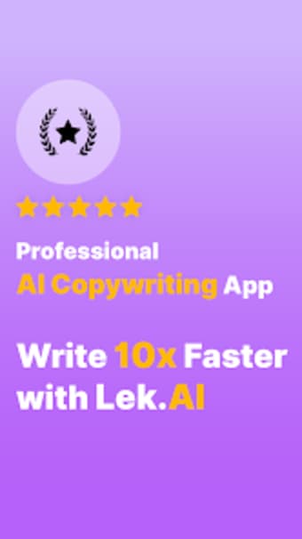 Lek: AI Writing Assistant