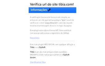 Verifica URL - Tibia