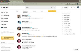 TikTok Account Extractor