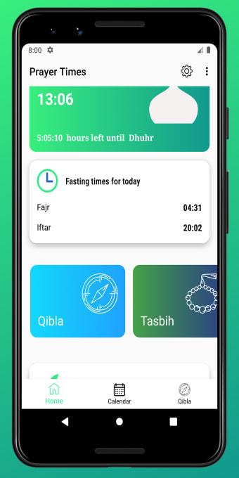 Prayer Times  - Qibla Finder Athan  Calendar