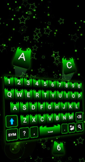 Evil Green Keyboard