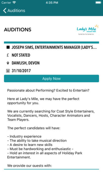 The Stage Jobs  Auditions