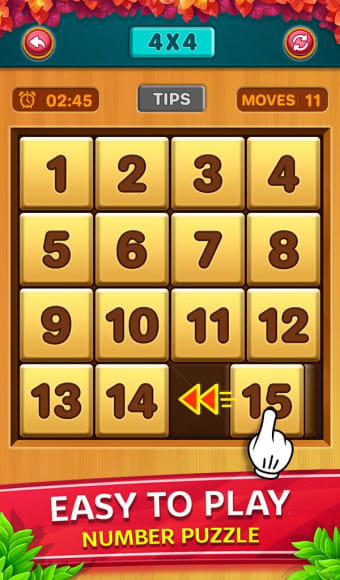 Number Puzzle - Classic Slide Puzzle - Num Riddle