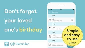 Birthday remind - GiftReminder