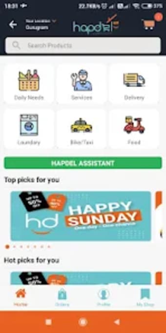 Hapdel - Online Grocery  Serv