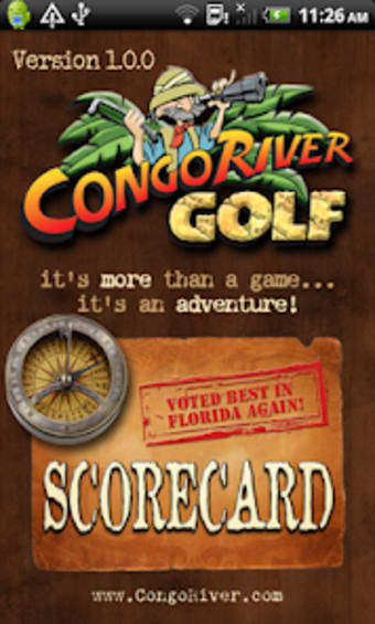 Congo River Golf Scorecard App