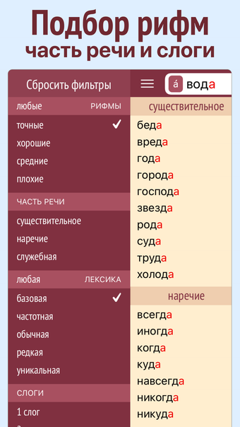 Рифмы и стихи: Словарь поэта