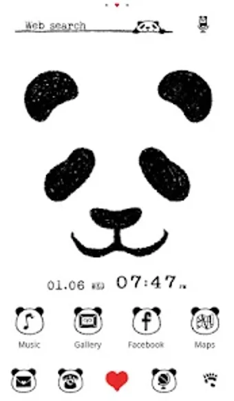 Panda Face wallpaper