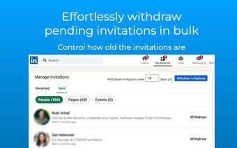 LinkedIn Bulk Invitation Withdrawal