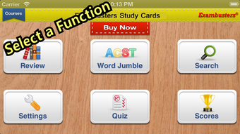 Exambust Test Prep Flashcards