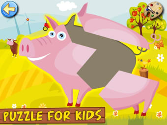 Farm Animals Puzzles Games