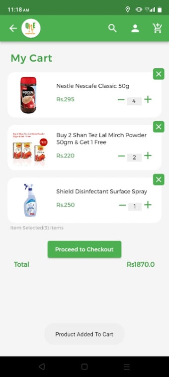 QuickNEasy - Grocery & Online Shopping App