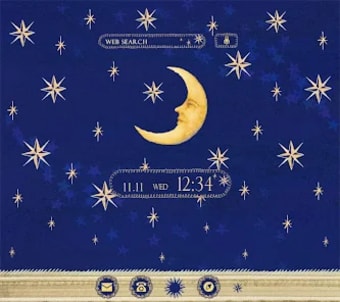 Moon and Stars wallpaper