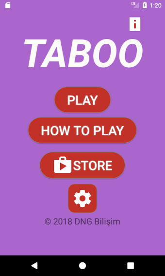 Mobil version of taboo game.