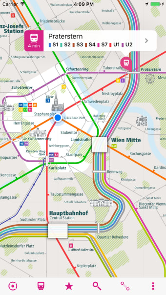 Vienna Rail Map Lite