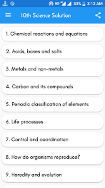 Class 10 Science Solution