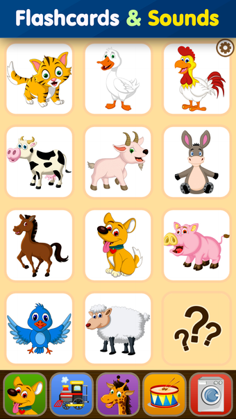 Toddler Flashcards: Learning Baby Kids Games Free