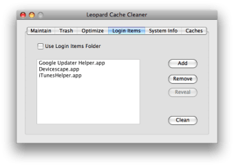 Leopard Cache Cleaner