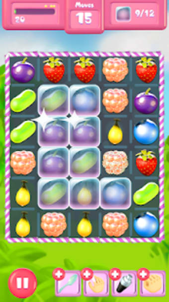 Berries Match Three connect and crush fruits