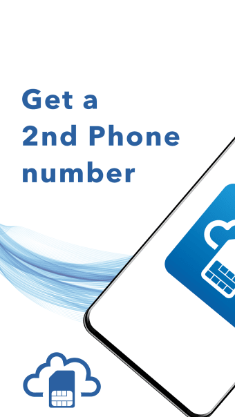 Cloud SIM: Second Phone Number - Calling  Texting